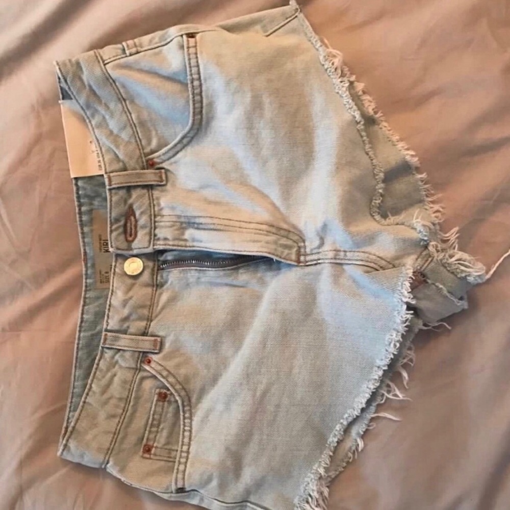Topshop Kiri Denim Shorts